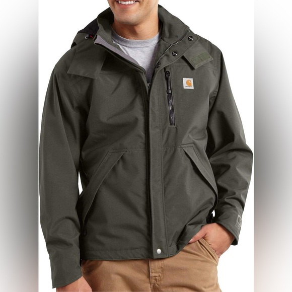 Carhartt Men’s Shoreline Waterproof Breathable Nylon Jacket - Picture 1 of 8